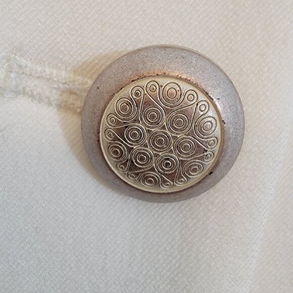 NWT GRACE DANE LEWIS Trench Coat Versailles Classic Cameo Ivory‎ Size 4 NEW - Picture 5 of 11